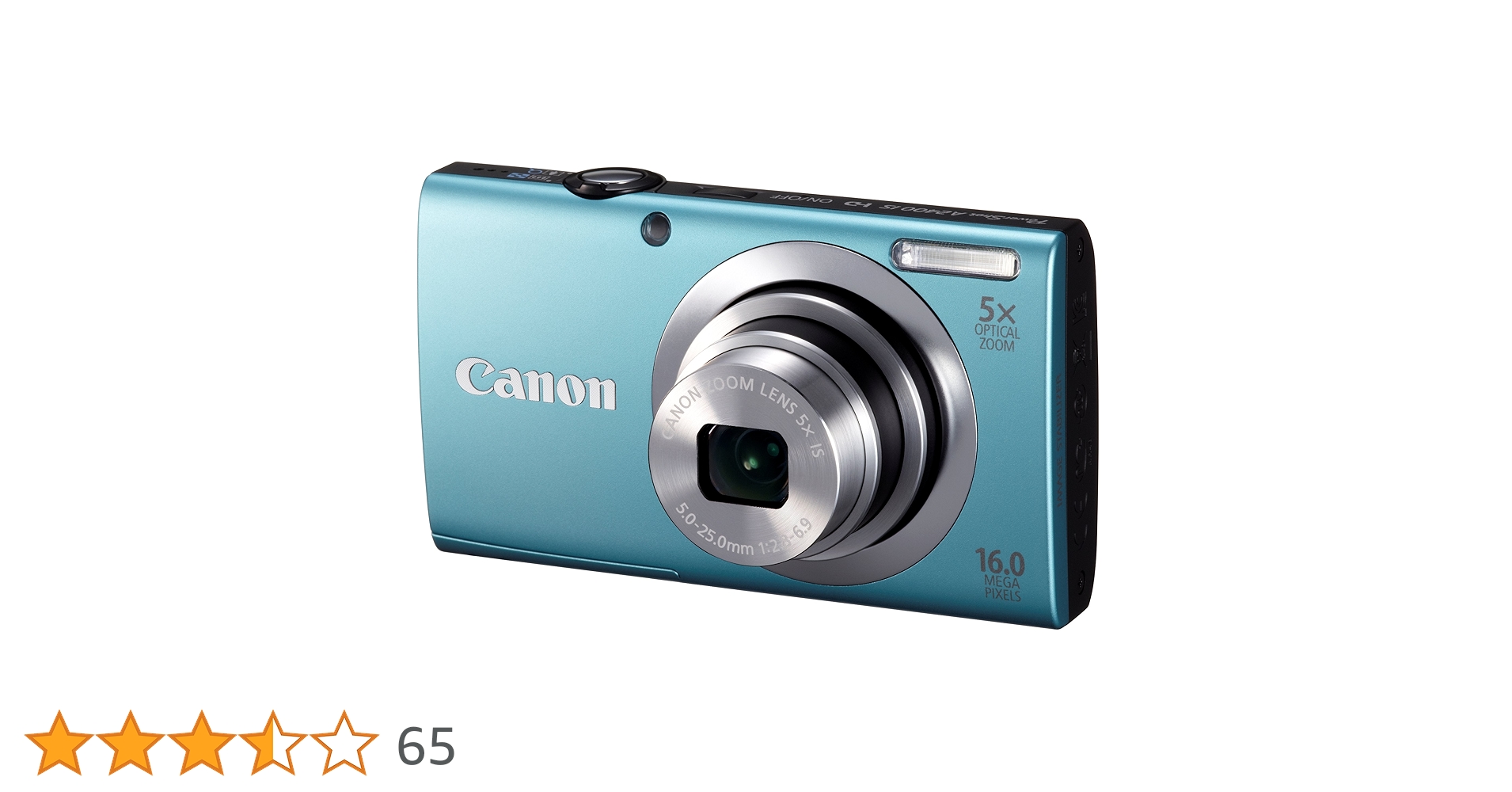 Amazon.co.jp: Canon PowerShot A2400IS Digital Camera, Blue